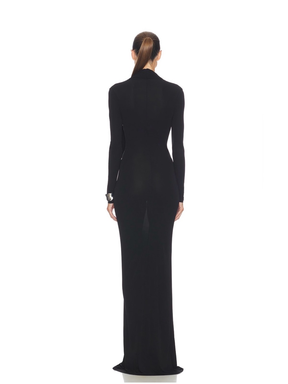 NWT HELSA SVETLANA Jersey gown in black - Picture 5 of 11